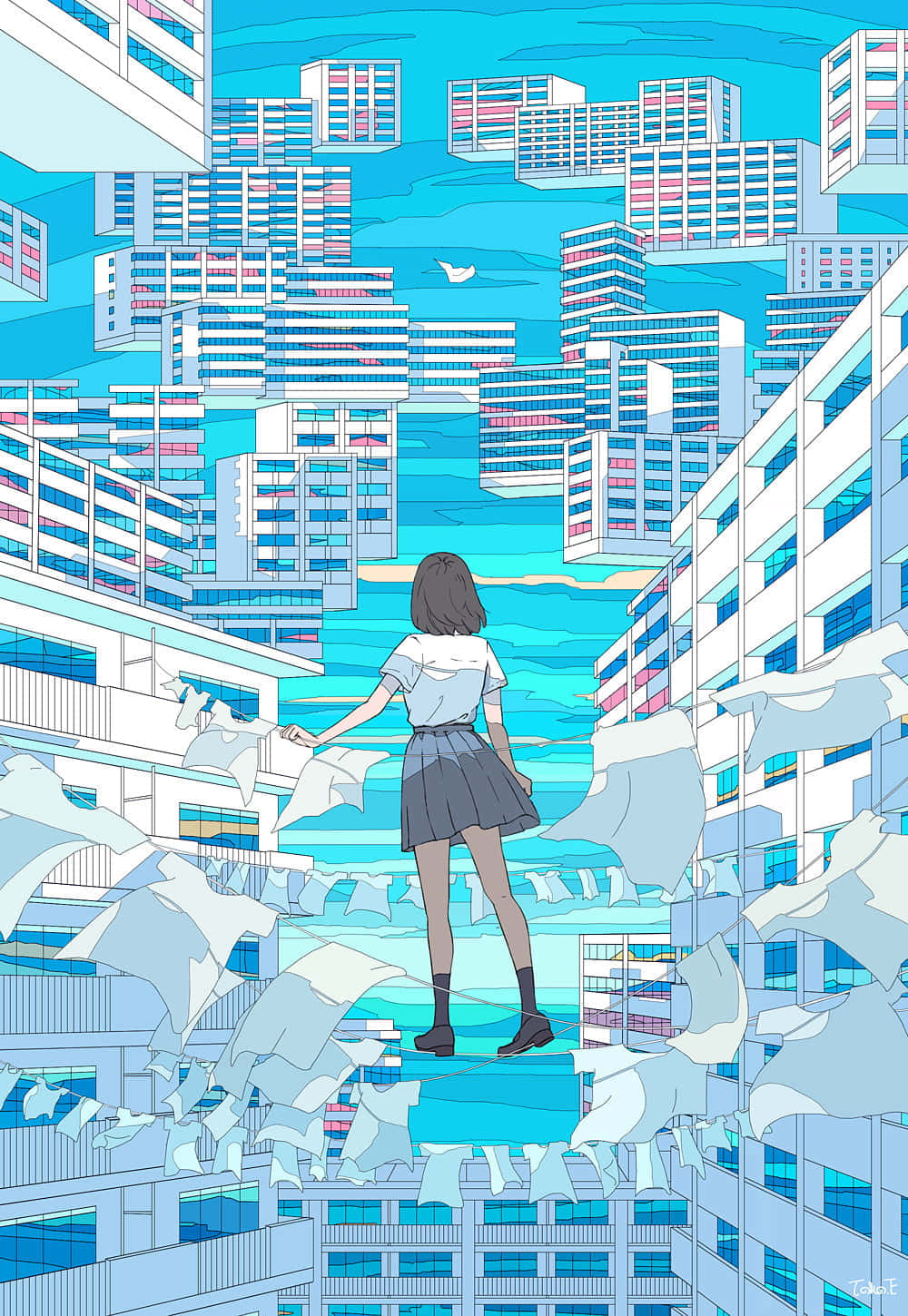 'entspannedich Und Genieße Anime Mit Deinem Smartphone' Wallpaper