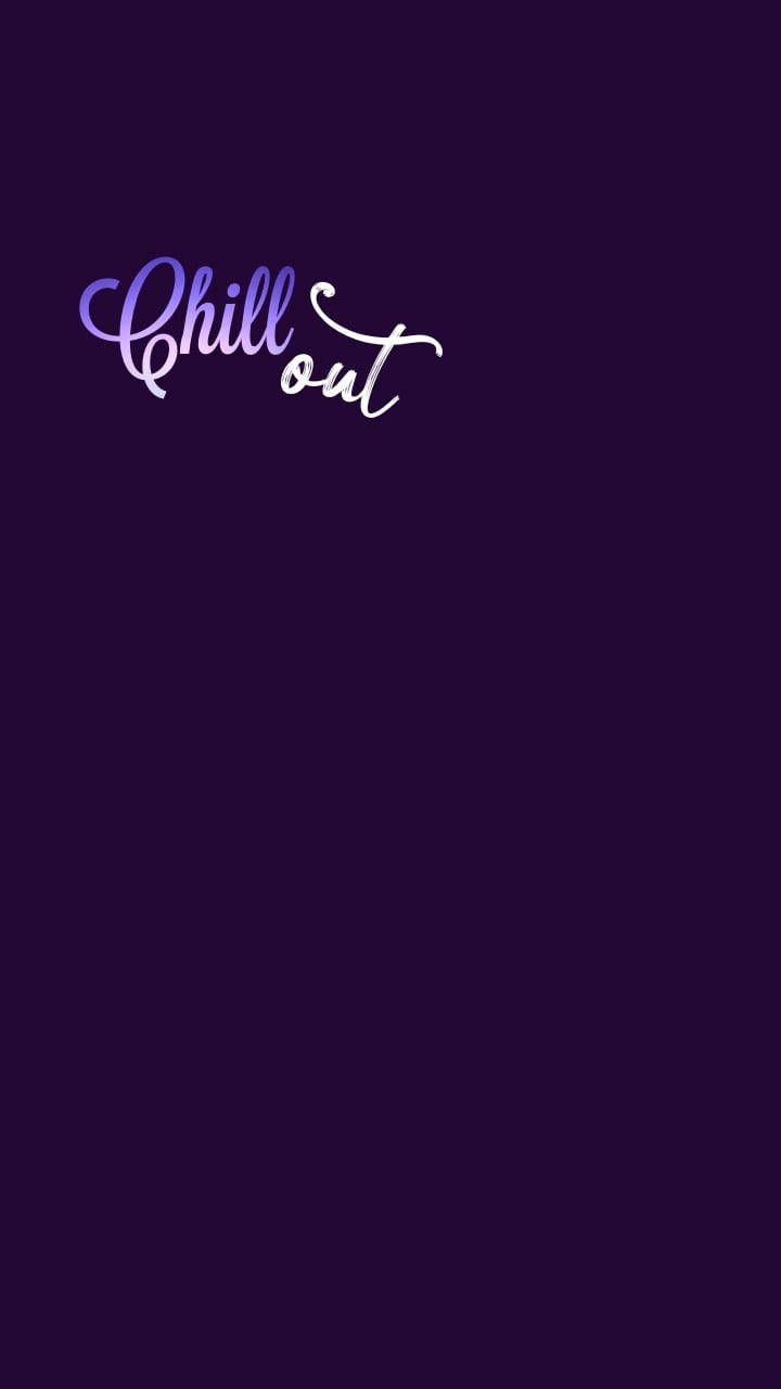 Chill Out Dark Purple Wallpaper