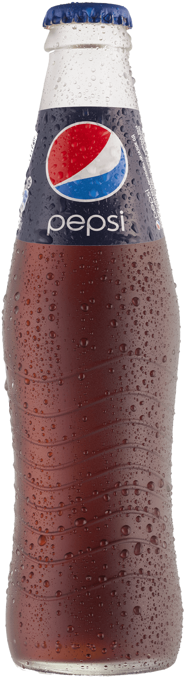 Chilled Pepsi Bottle PNG