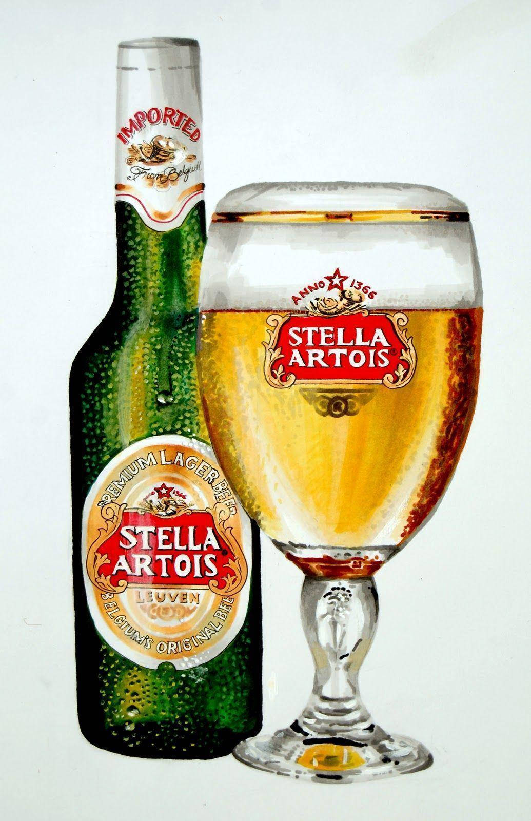 Chilled Stella Artois Lager Beer Wallpaper