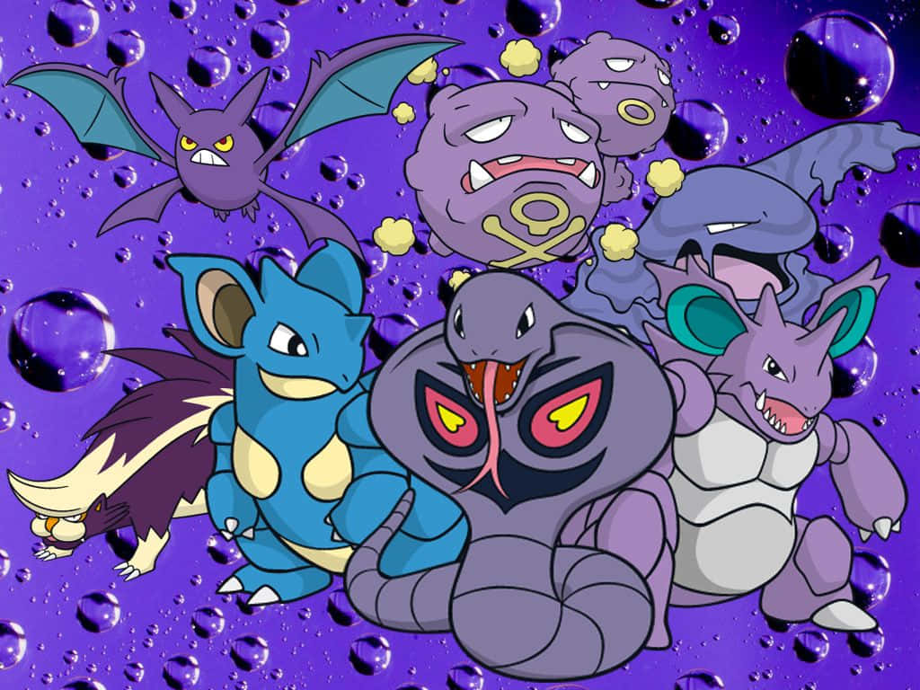 Chilling Encounter With Ghost Pokemons Wallpaper