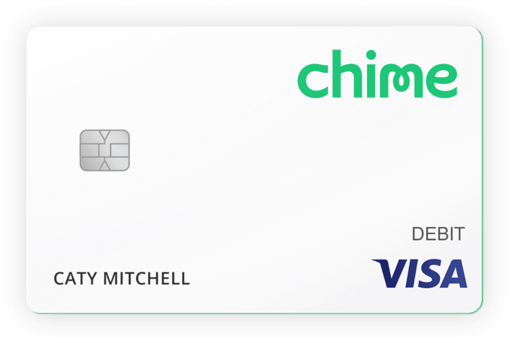 Chime Visa Debit Card PNG