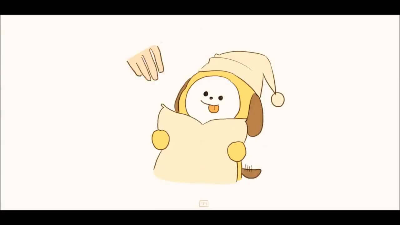 Chimmy Bt21 With Pillow Wallpaper