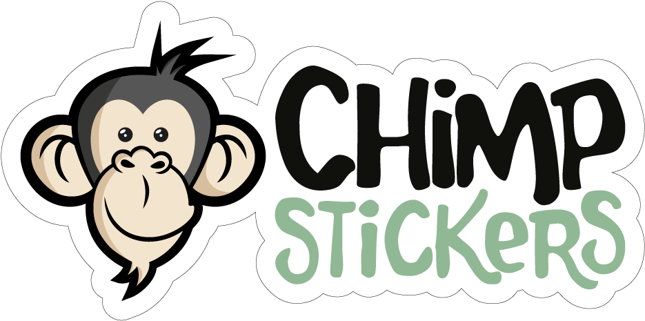 Chimp Stickers Logo PNG