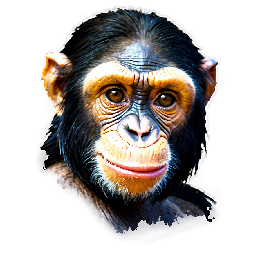 Chimpanzee In A Relaxed State Png Amd76 PNG