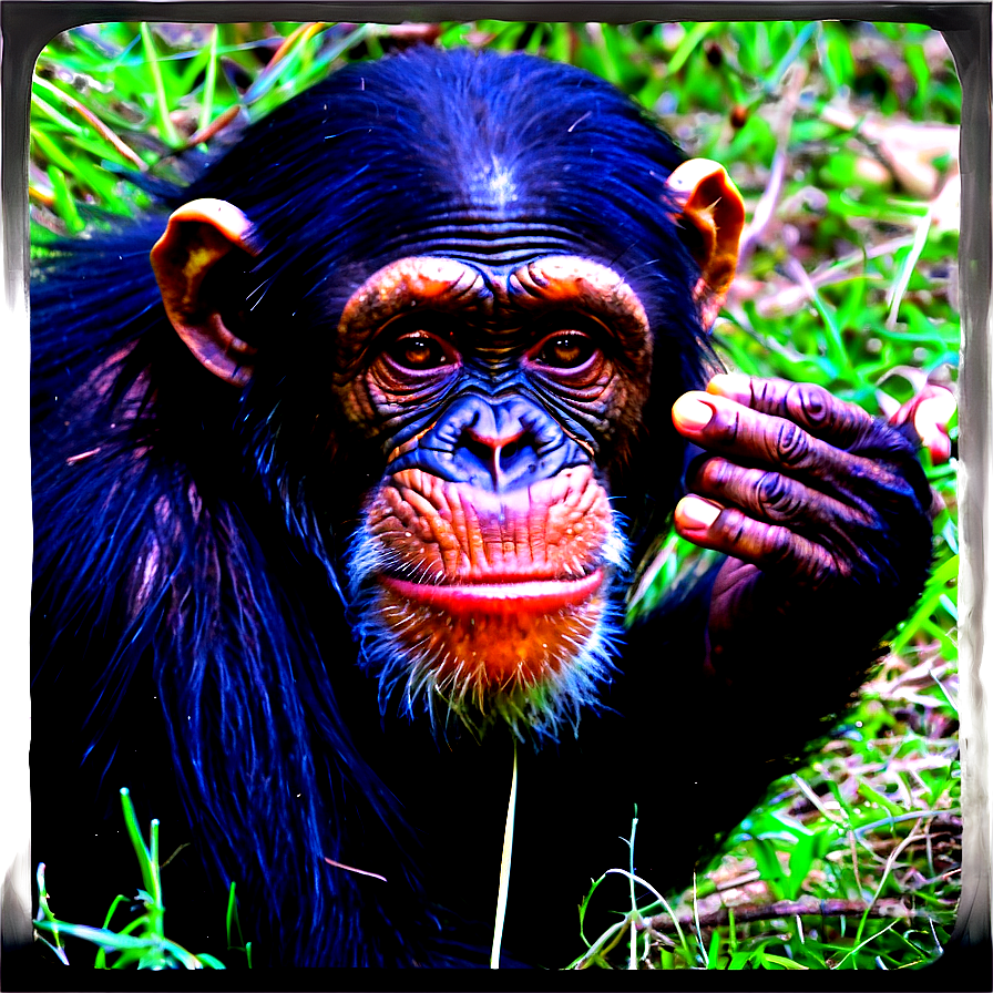 Download Chimpanzee Social Interaction Png 06112024 | Wallpapers.com