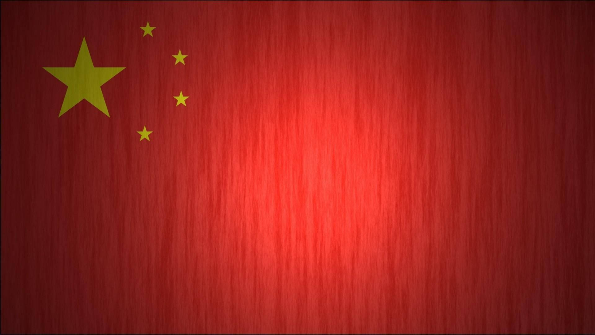 China Flag Light Background