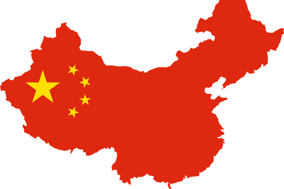 China Map Flag Graphic PNG