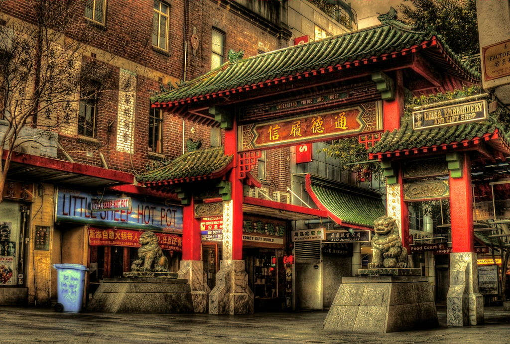 Chinatowndixon Street: Chinatown Dixon Street (in English: Chinesenviertel Dixon Street) Wallpaper