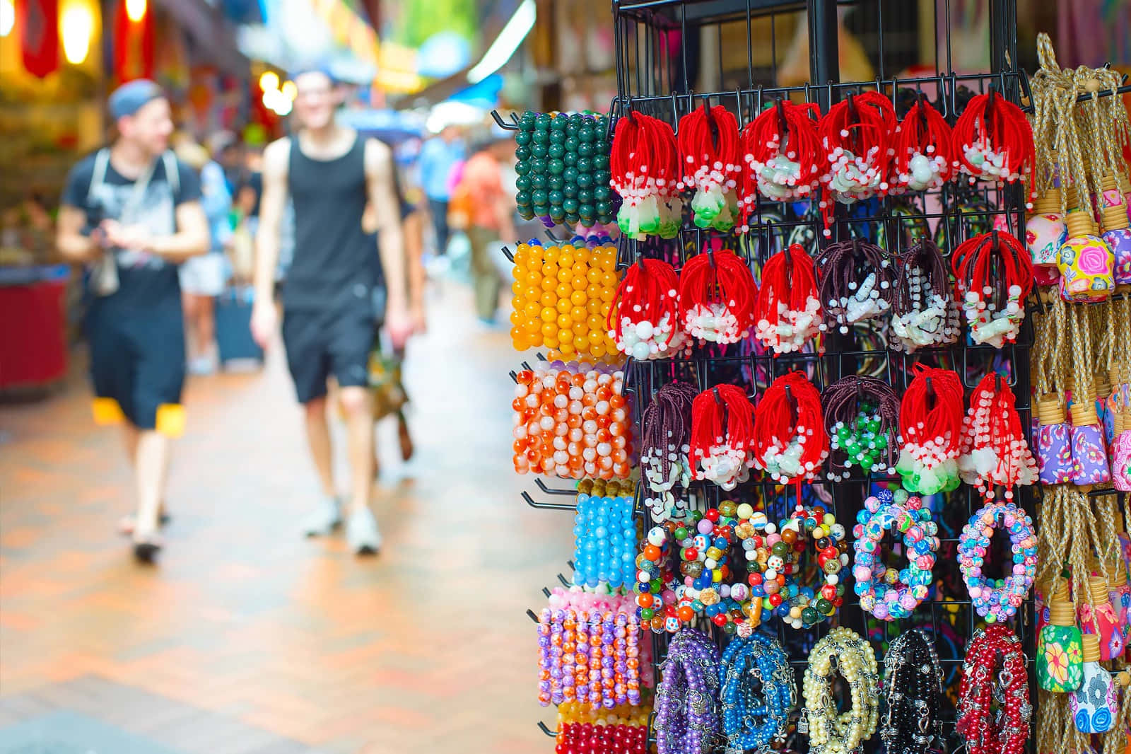 Chinatown Singapore Street Market Wallpaper