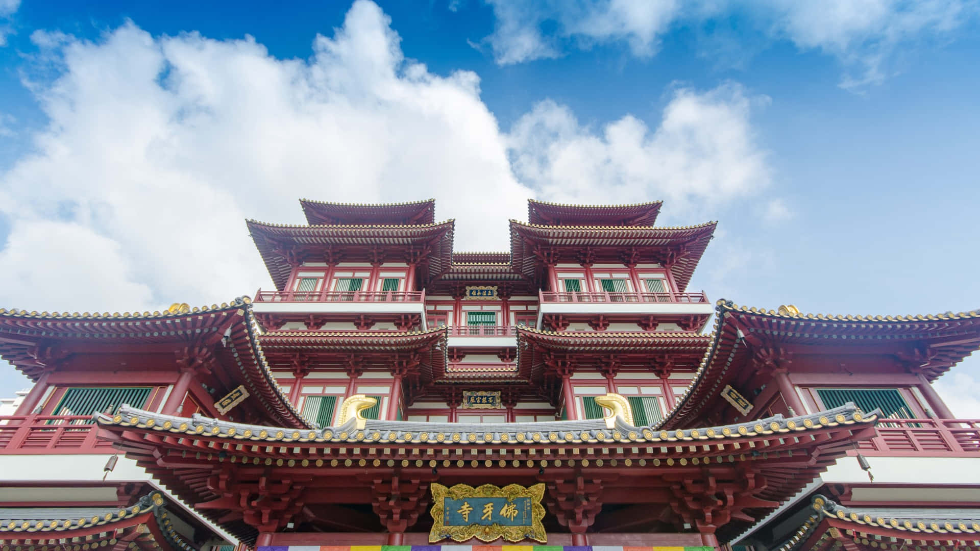 Chinatown_ Singapore_ Traditional_ Architecture Wallpaper