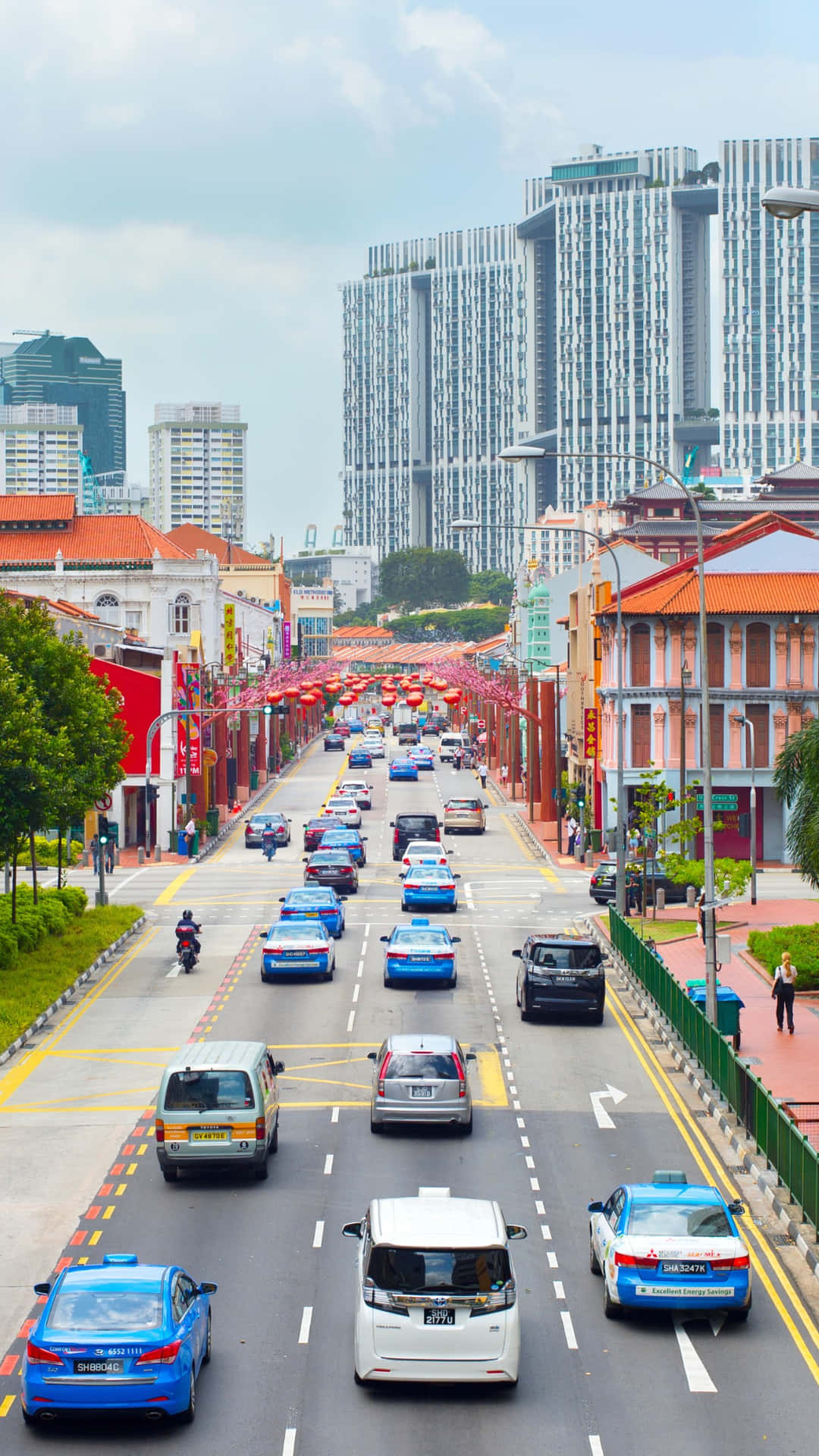 Chinatown Singapore Urban Landscape Wallpaper