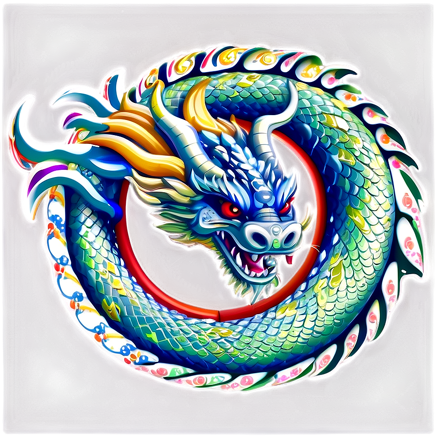 Chinese Dragon Design Png 05032024 PNG