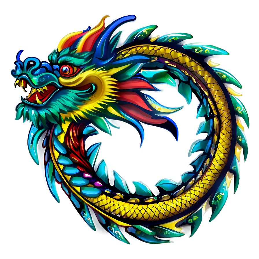 Download Chinese Dragon Design Png Ofu74 | Wallpapers.com