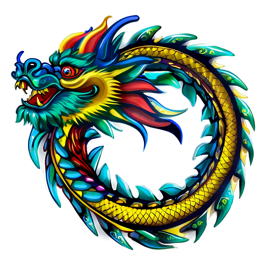 Chinese Dragon Design Png Ofu74 PNG