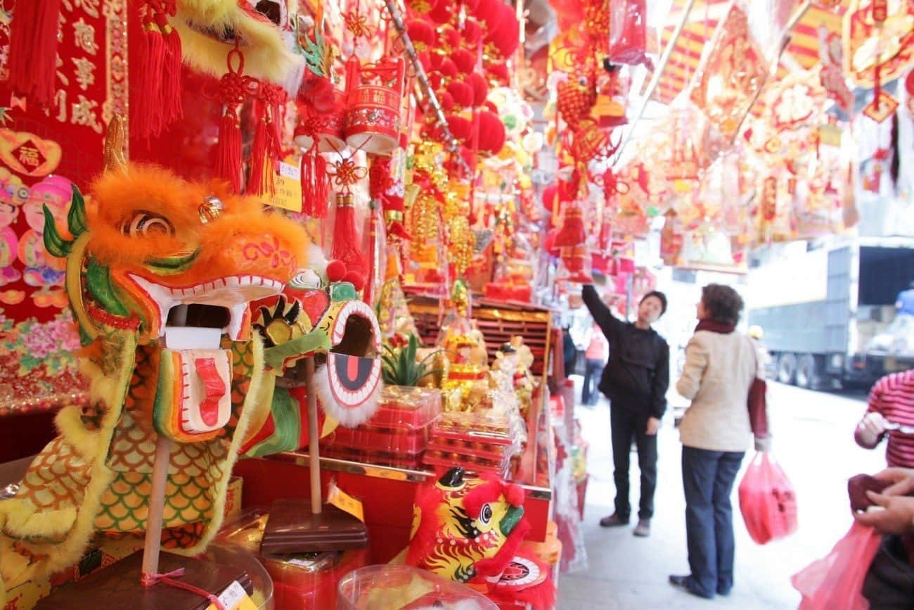 Vibrant and Joyful Chinese New Year Celebration