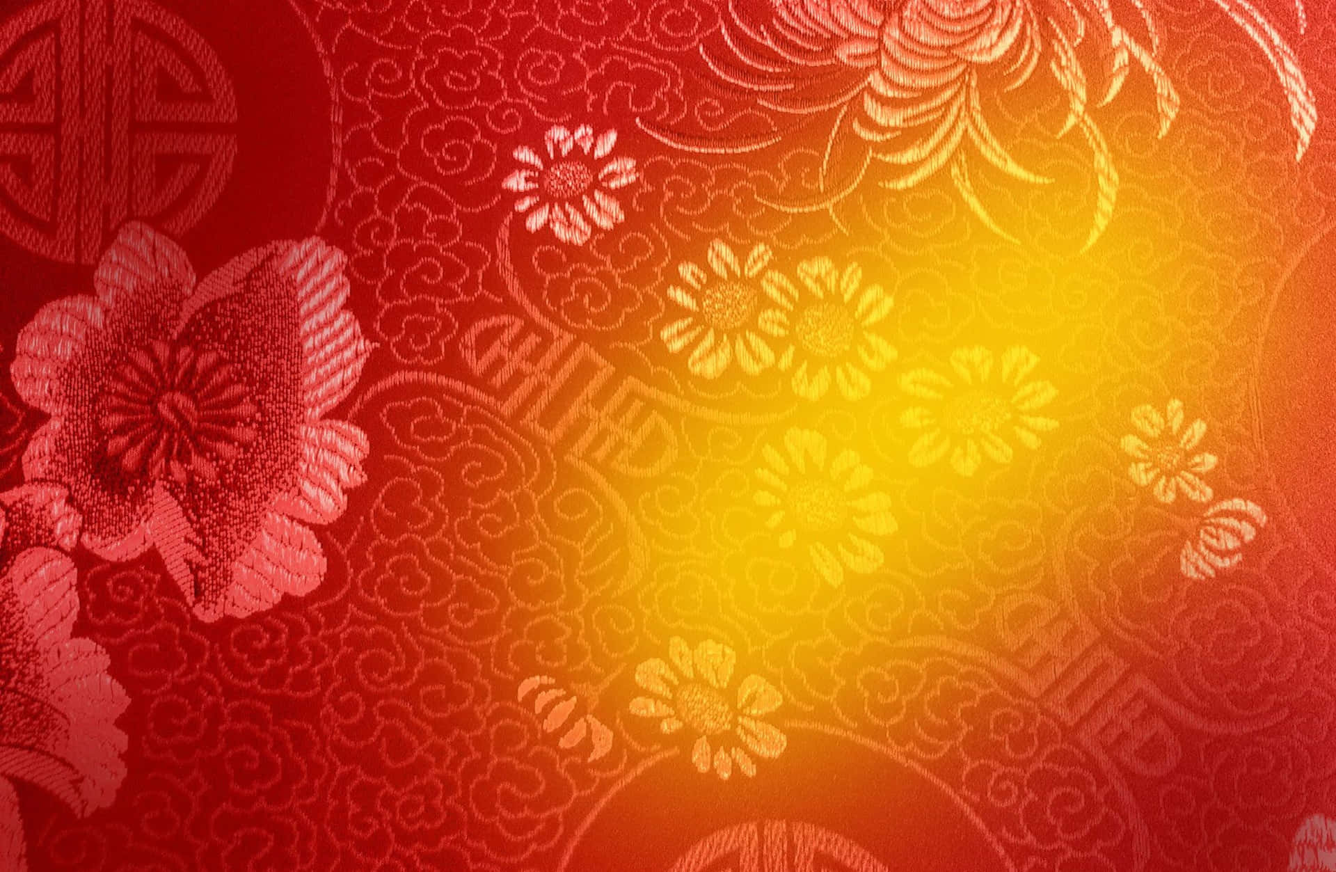 Einsymbol Der Freude Und Des Wohlstands - Ein Festlicher Goldener Hintergrund Zum Chinesischen Neujahr.
