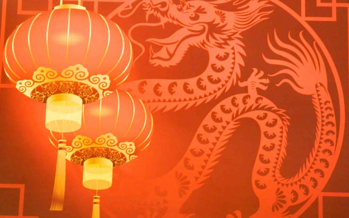 Benvenutiall'anno Del Topo Con Un Festoso Capodanno Cinese