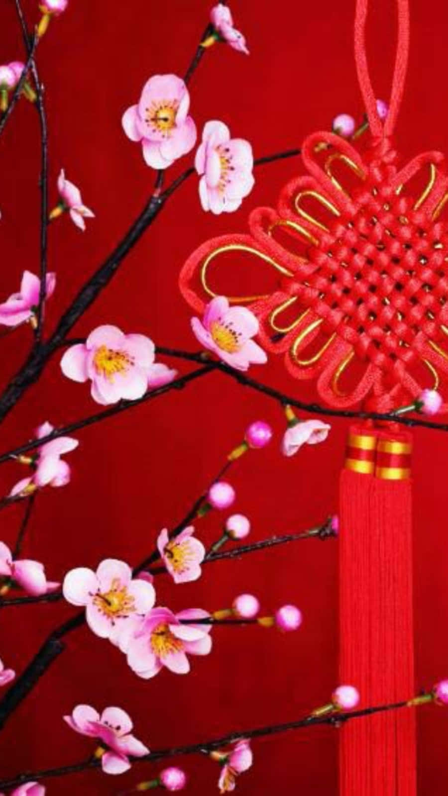 Machensie Sich Bereit, Das Chinesische Neujahr Mit Dem Iphone Zu Feiern. Wallpaper