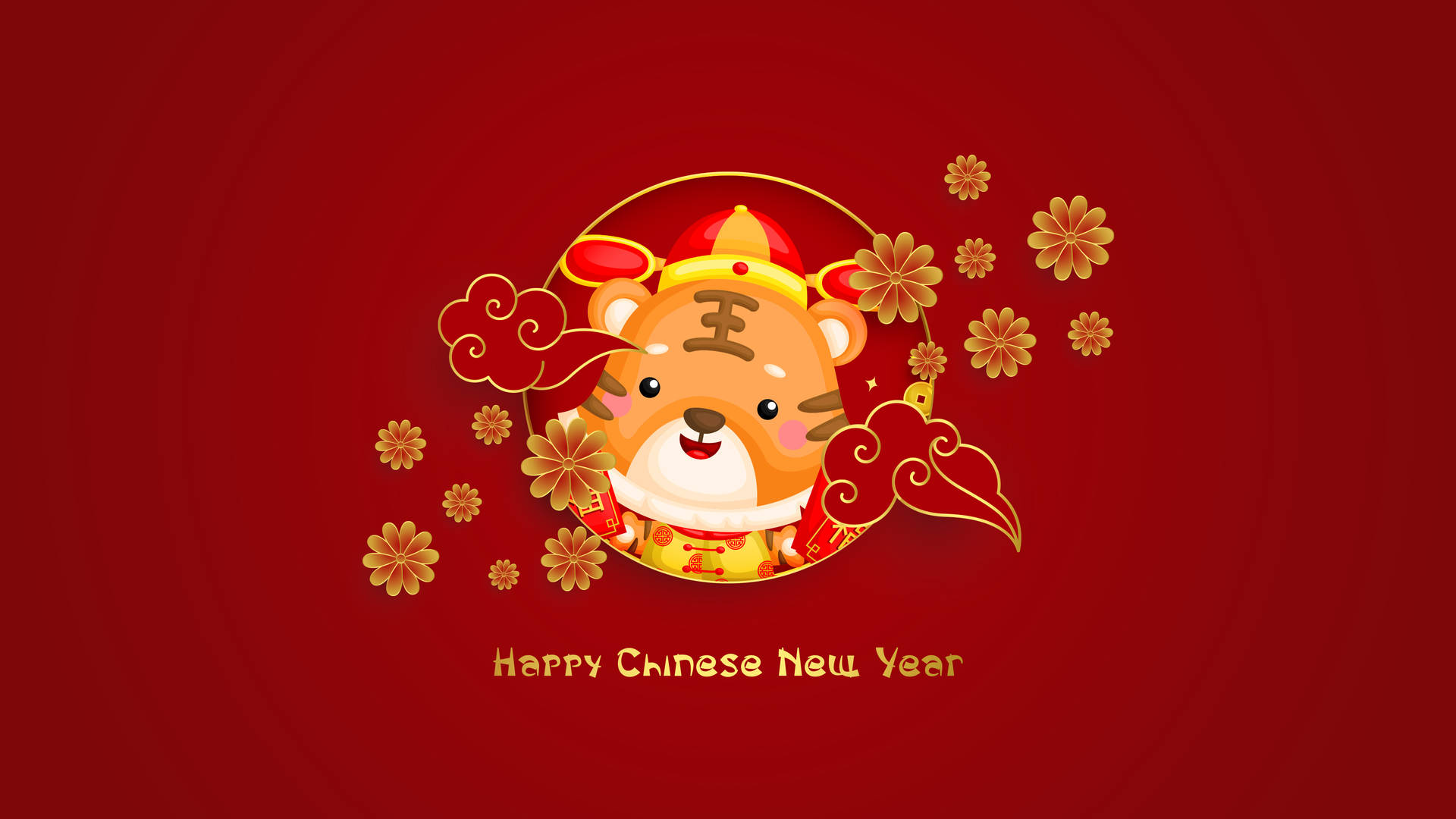 Chinese New Year Tiger Wallpaper