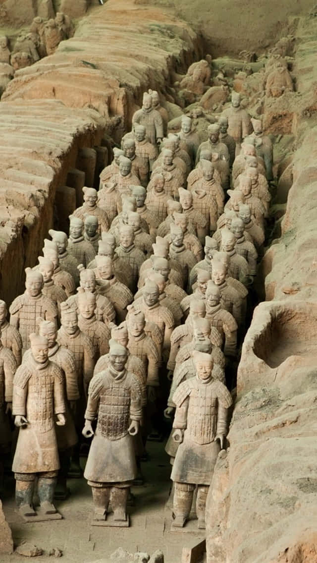 Download Chinese Sculpture Terracotta Warriors Cool Wallpaper ...