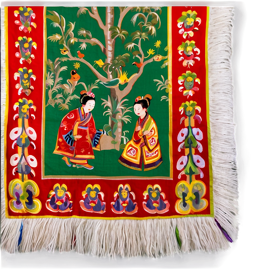 Chinese Tapestry Png 06252024 PNG