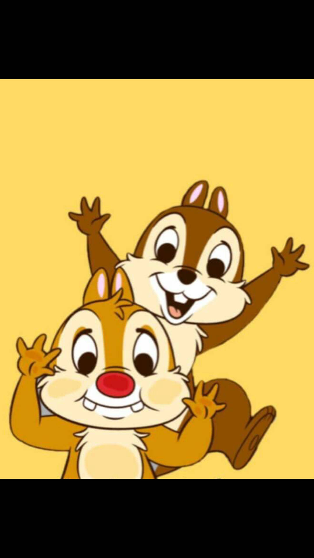Chip N Dale In Photo Frame Background