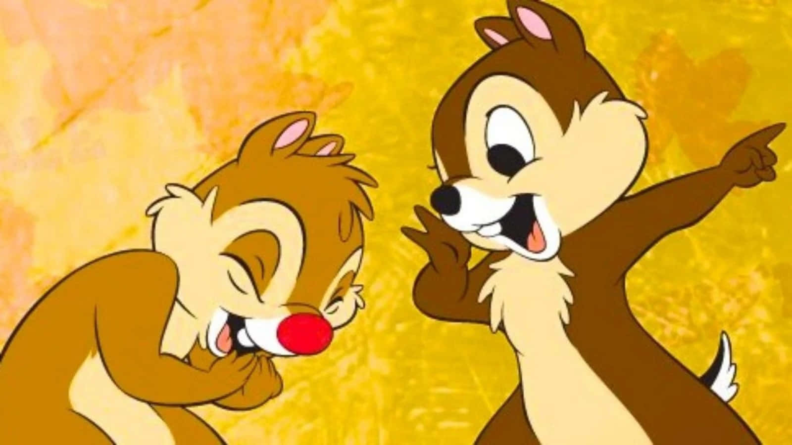 Chip and Dale show off their harmonizing skills