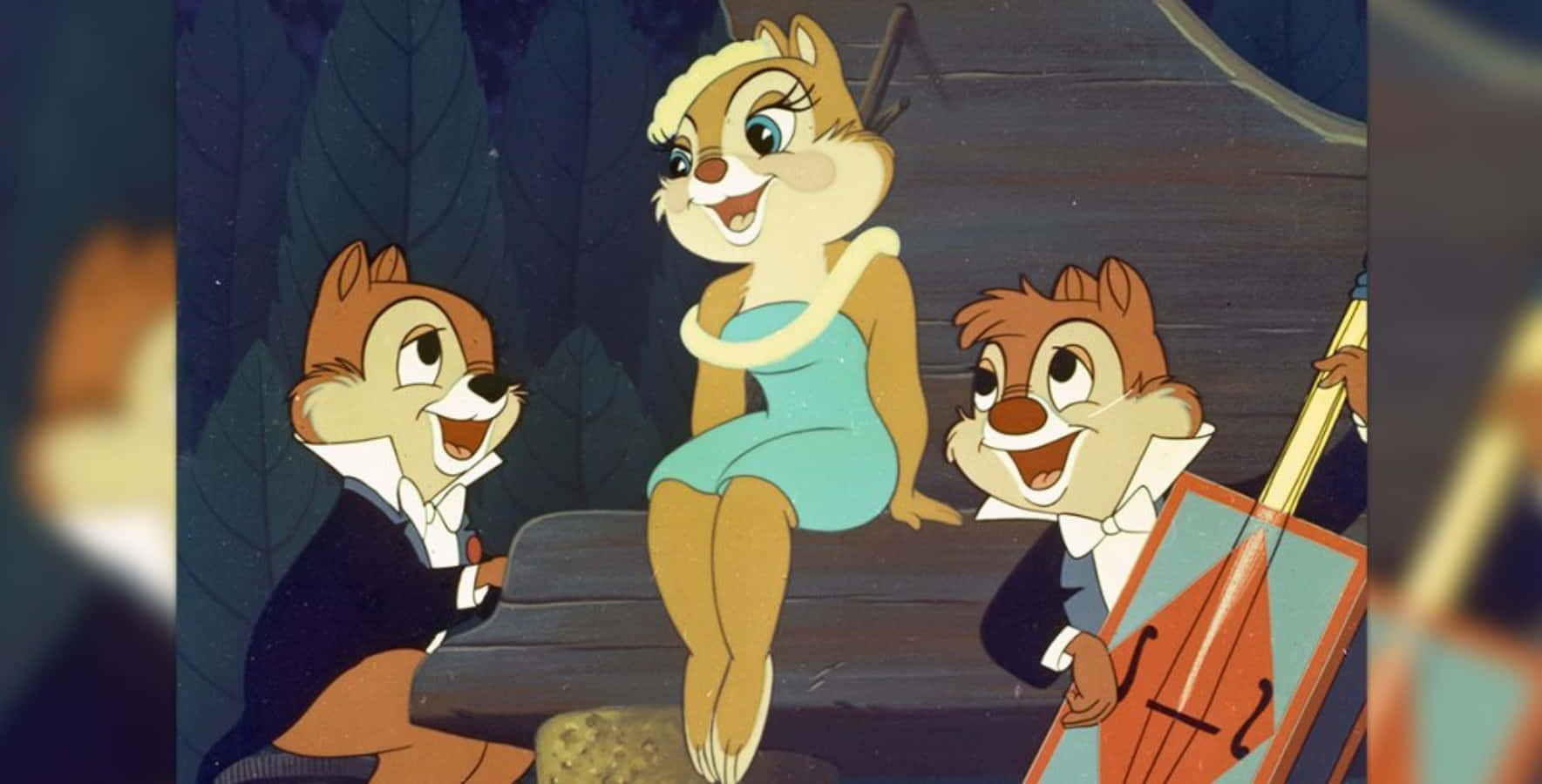 "Chip 'n' Dale, the dynamic duo of fun and mischievousness!"