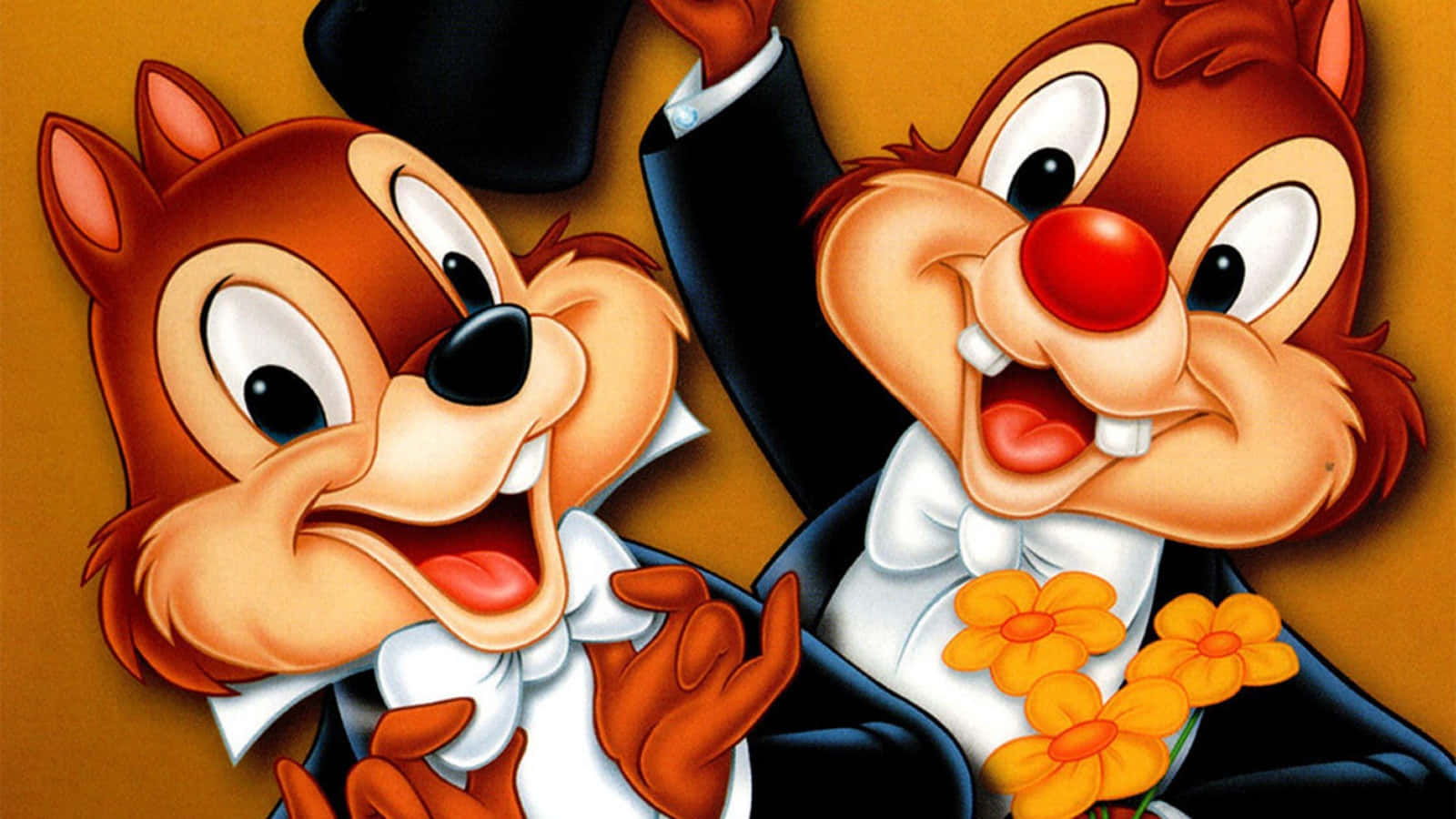 Chip and Dale, the lovable Disney cartoon characters