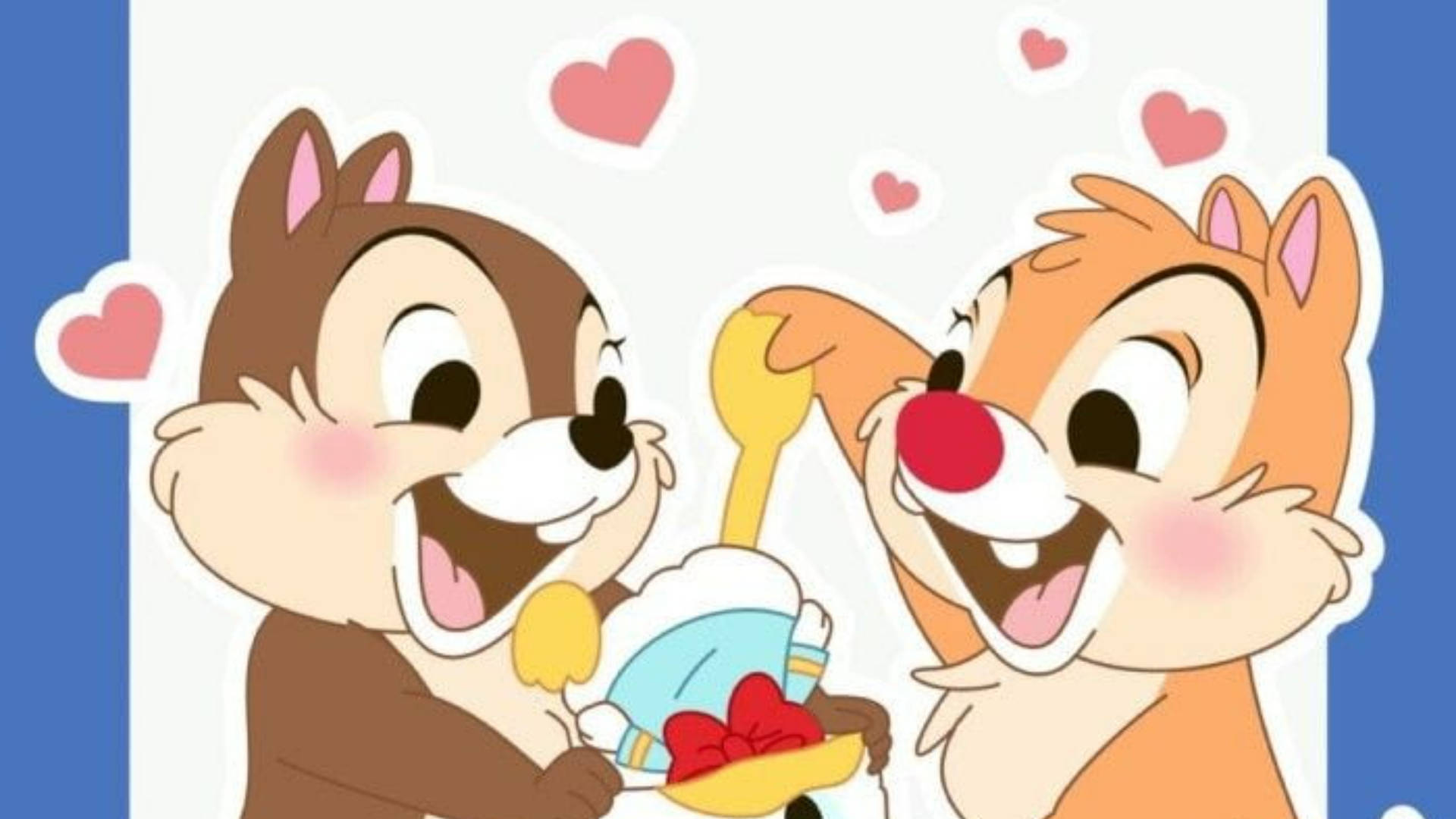 Chip N Dale Rescue Rangers With Donald Duck Toy Picture
