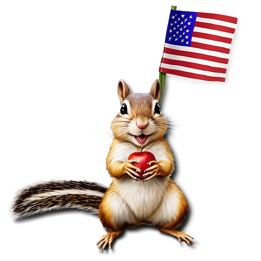 Chipmunk And Apple Png Mwd PNG