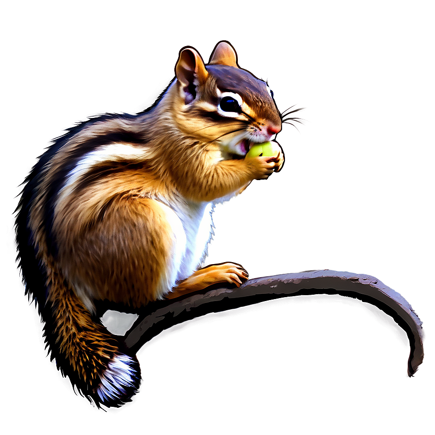 Chipmunk Eating Apple Png 06242024 PNG