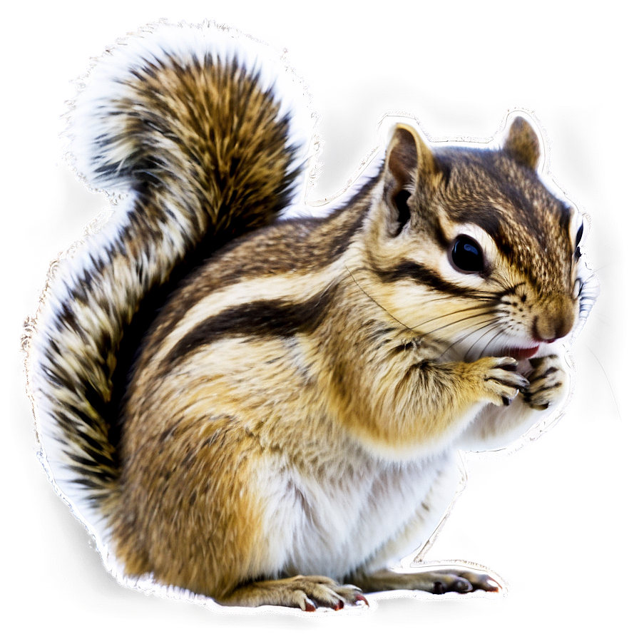 Chipmunk In Snow Png 06242024 PNG