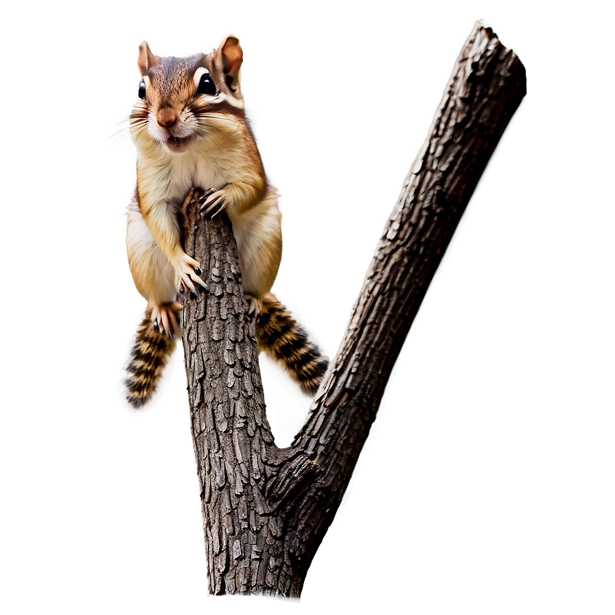 Chipmunk On Tree Branch Png 19 PNG