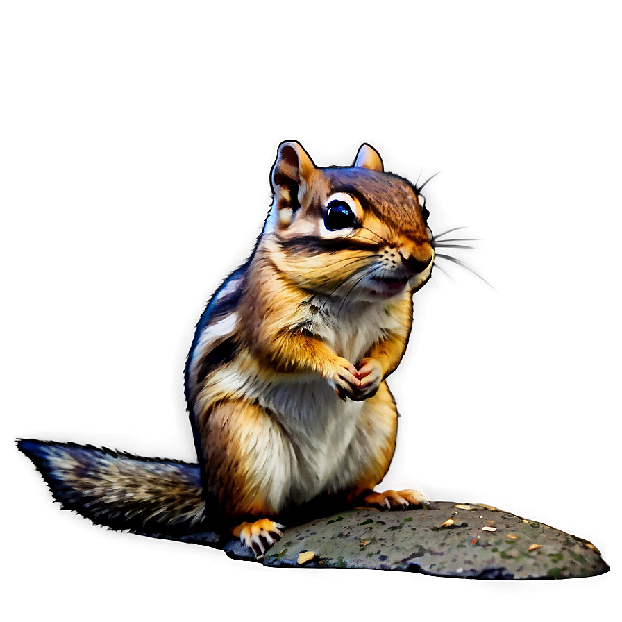 Chipmunk With Forest Background Png Gqr53 PNG