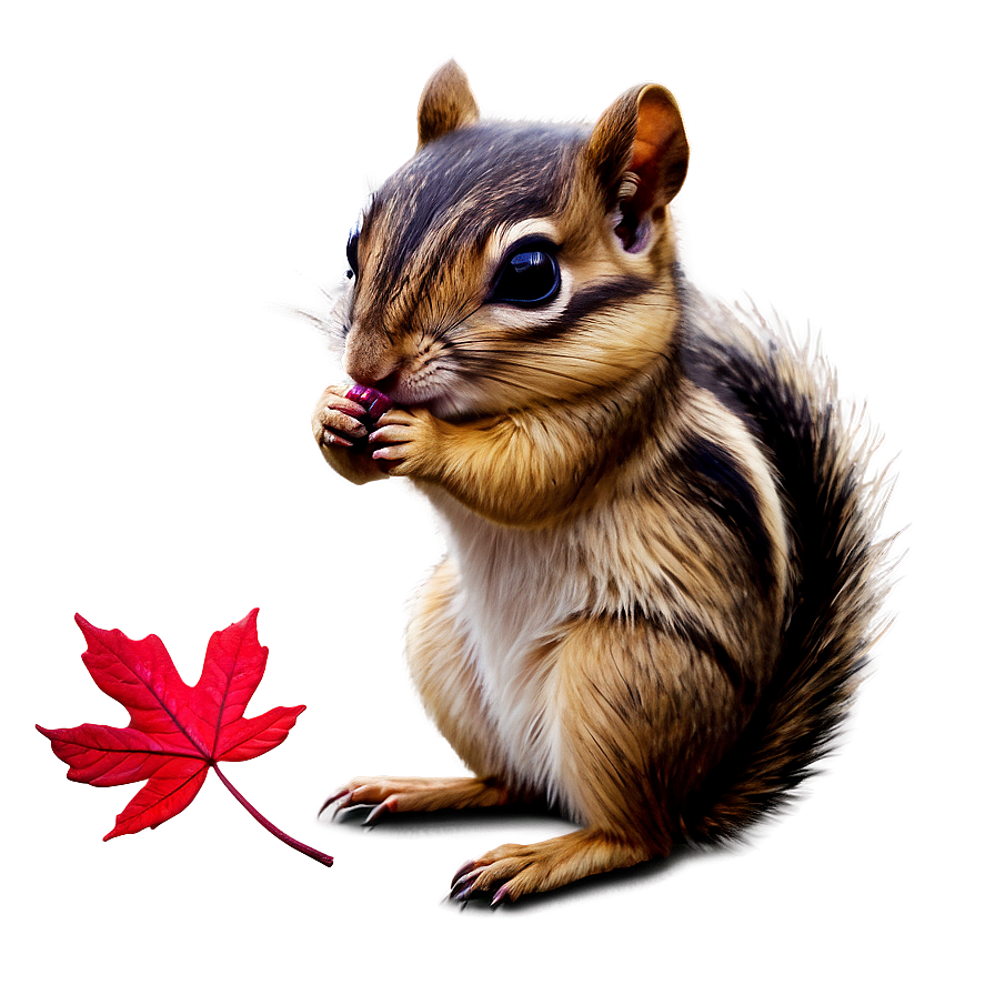 Chipmunk With Leaves Png 73 PNG
