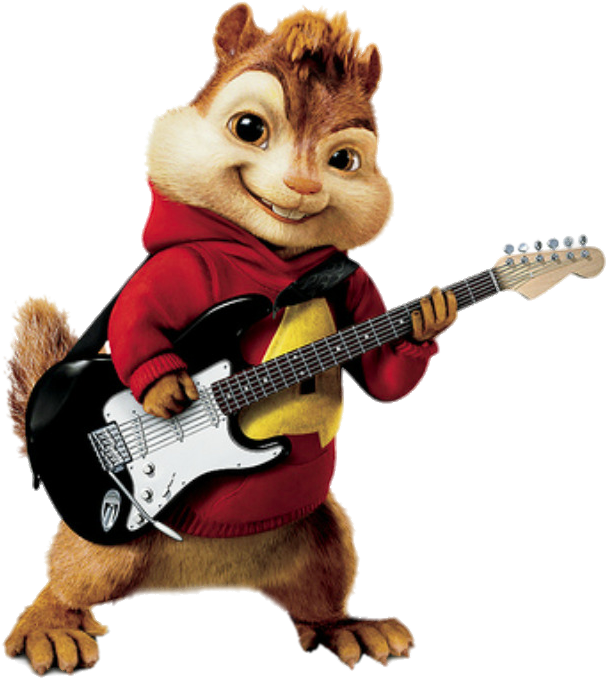 Chipmunk_ Rockstar_with_ Guitar.png PNG