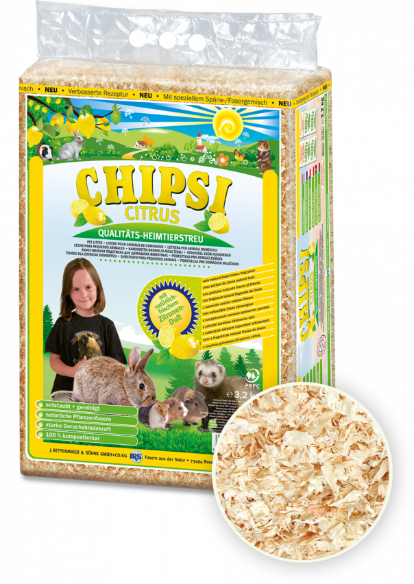 Chipsi Citrus Pet Bedding Product PNG