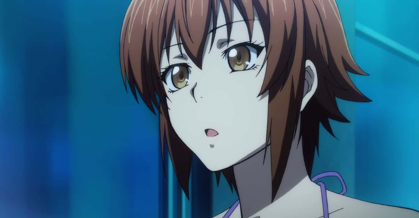 Chisa Kotegawa From The Anime Series, Grand Blue In A Contemplative Pose. Wallpaper