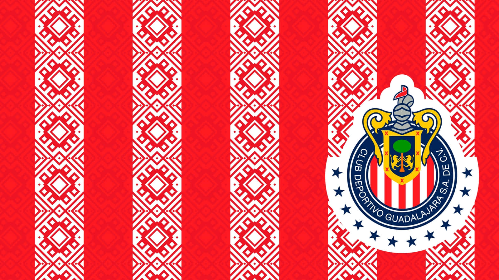 Chivas Guadalajara Football Club Crest Wallpaper