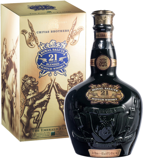 Chivas Royal Salute21 Year Old Whisky PNG