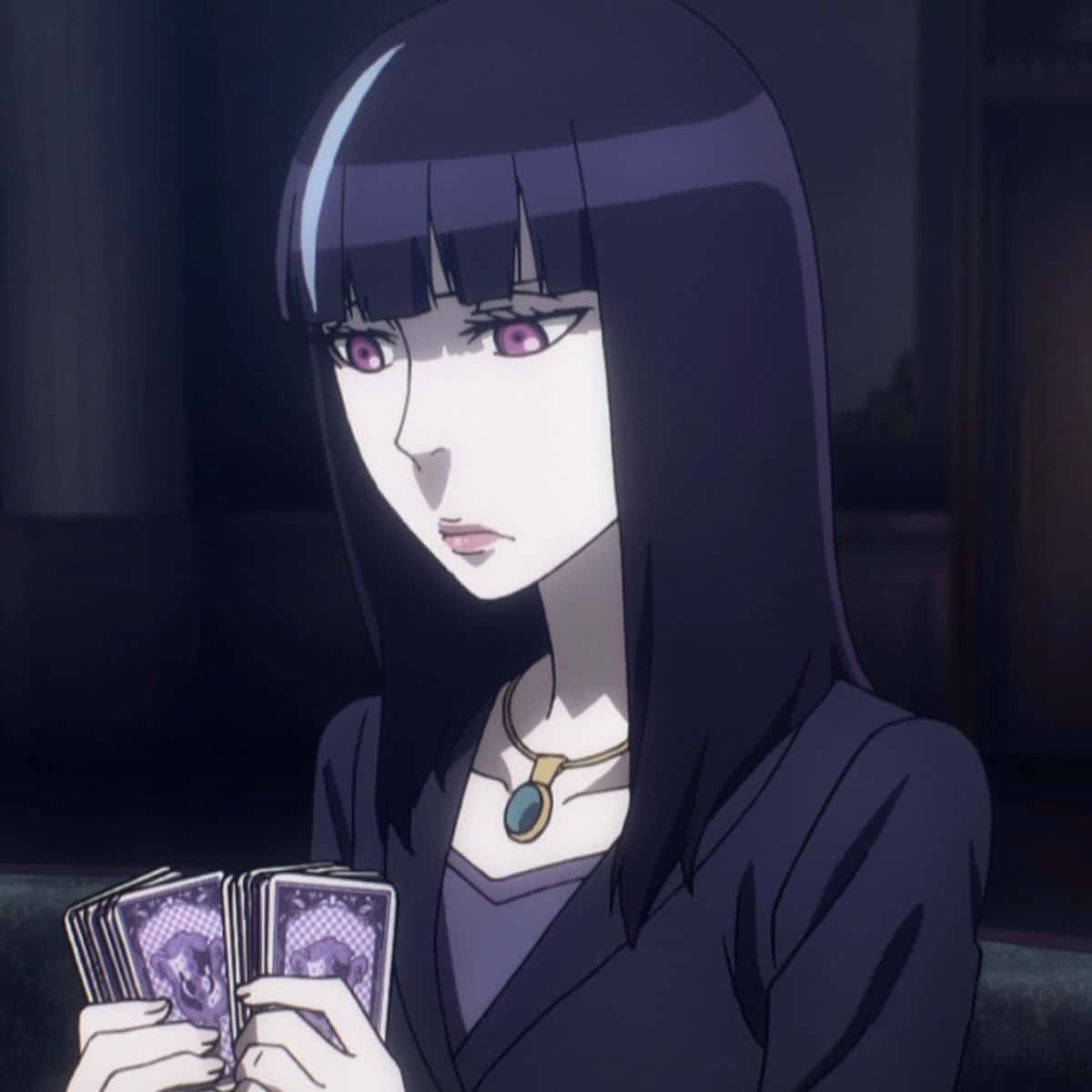 Chiyuki From Death Parade Pensively Looking Away Wallpaper