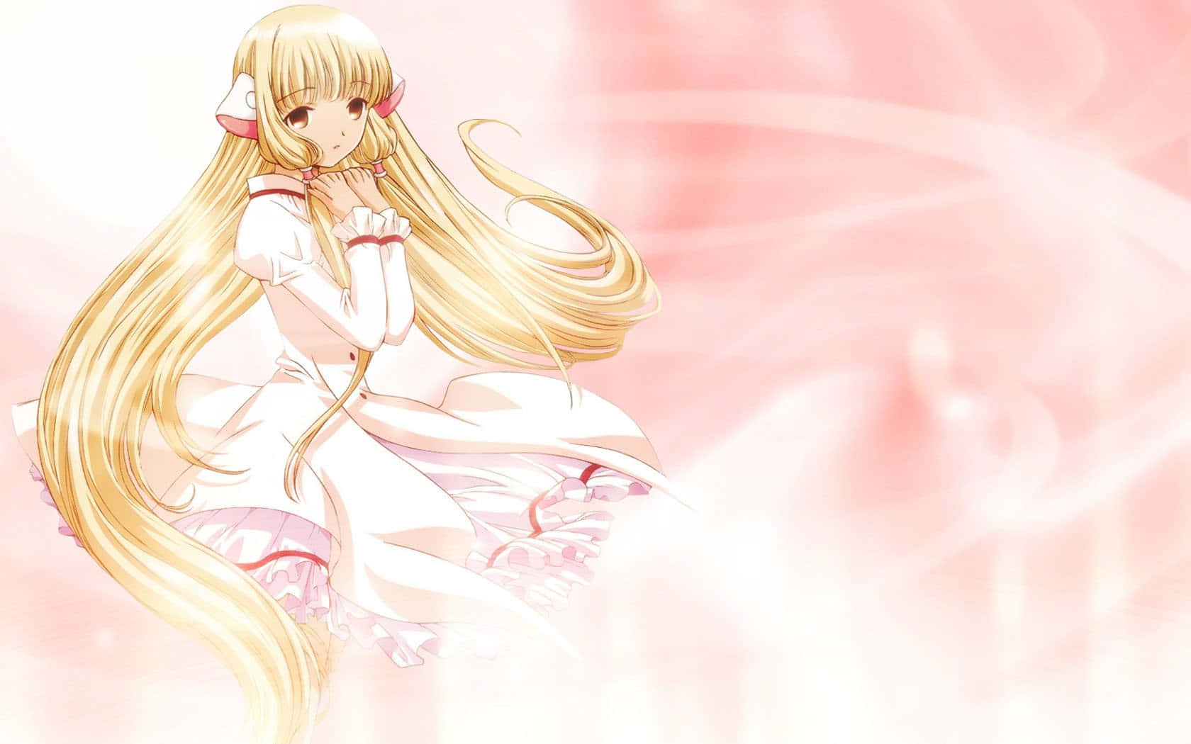 Chobits Freya Dalam Pose Elegan Wallpaper