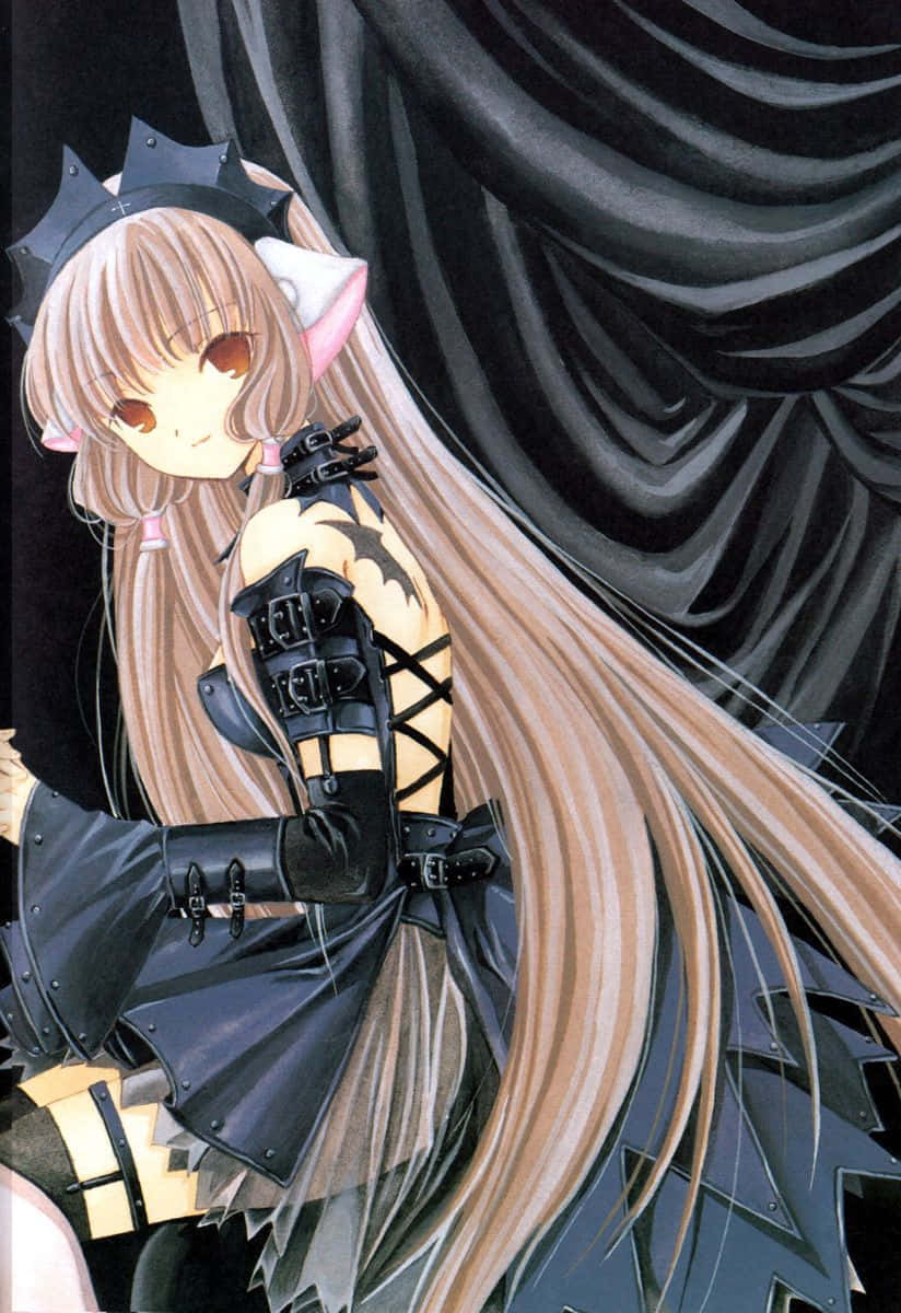 Karya Seni Gothic Lolita Freya Chobits Wallpaper