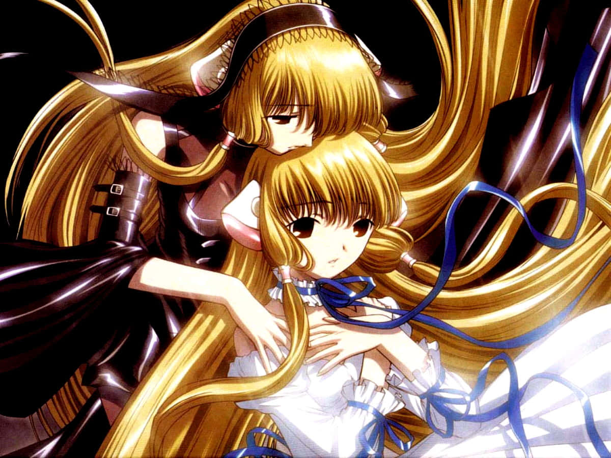 Karya Seni Anime Chobits Freya Dan Chii Wallpaper