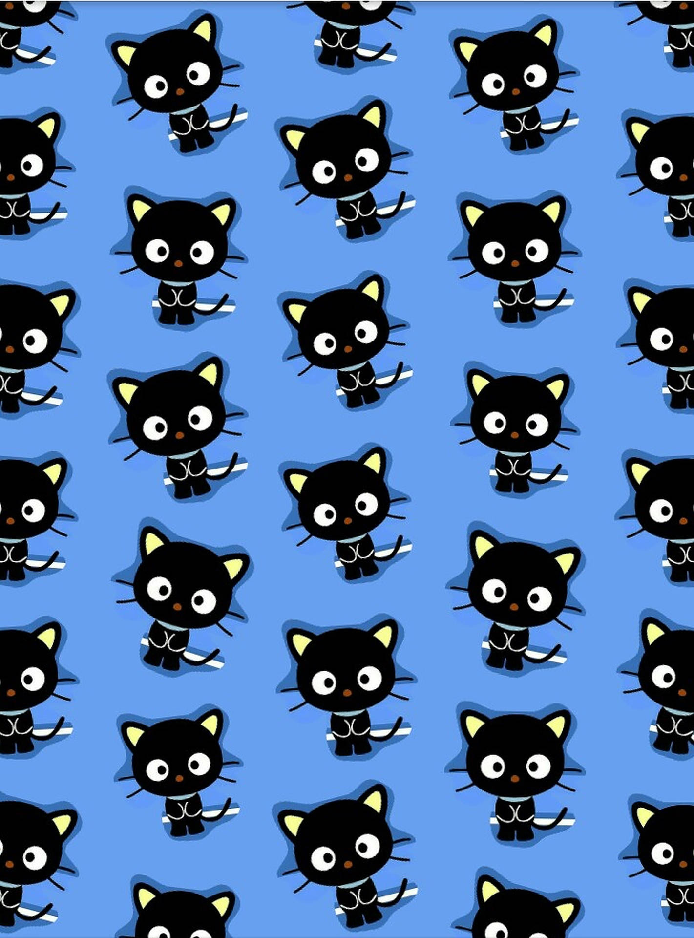Download Chococat Blue Background Wallpaper 