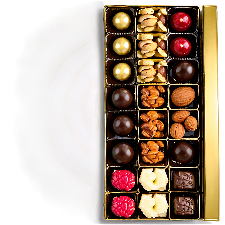 Chocolate And Nuts Box Png Wmm PNG