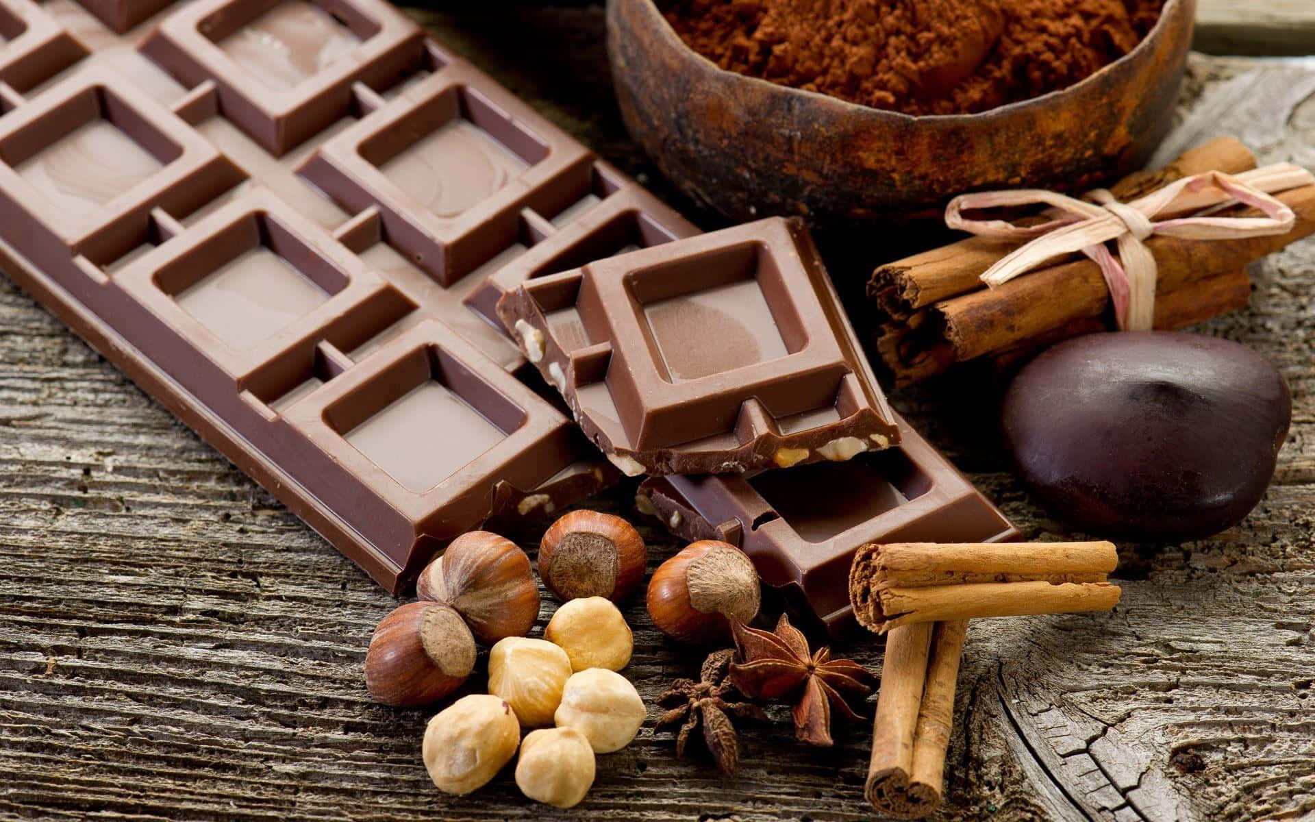 Deliziosetavolette Di Cioccolato Artigianale Realizzate Con Amore