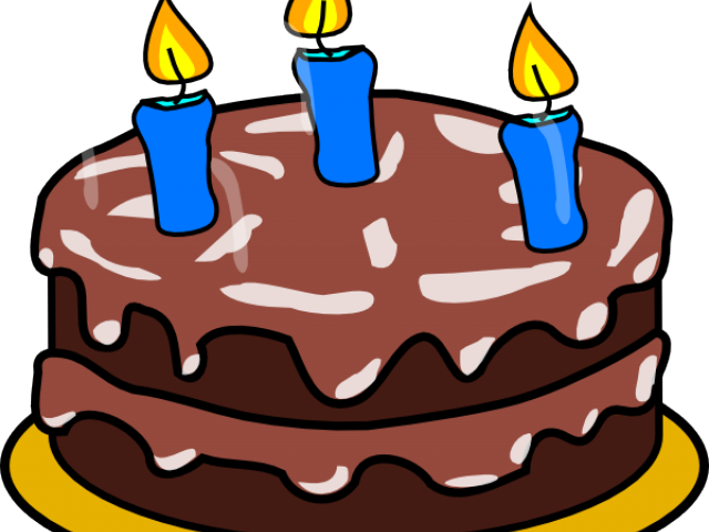 Chocolate Birthday Cakewith Candles PNG